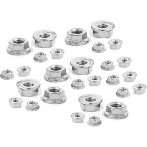 Set van 50 flensmoeren (M3)