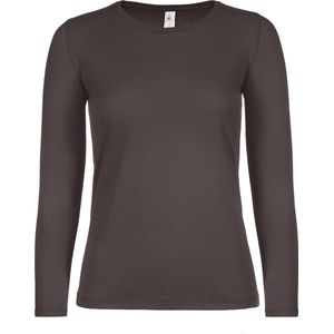 B&C #E150 Ladies' T-shirt long sleeves CGTW06T - Bear Brown - S