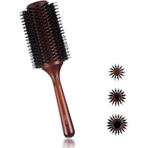 Ronde Föhnborstel voor Dames - Stylen en Gladmaken met Glans en Volume