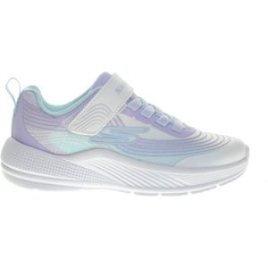 Skechers Microspec Advance Sneakers voor jongens, unieke taille, Witte Lavendel, 11 UK Child