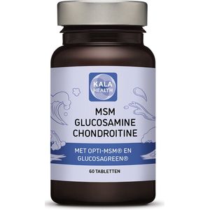 MSMGC - 60 Tabletten - MSM met toevoeging van Glucosamine en Chondroitine - Kala Health