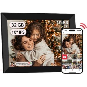 Digitale Fotolijst met Wifi - Fotolijsten - Frameo App - HD Kwaliteit -