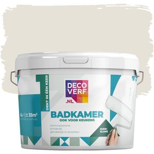Decoverf badkamer verf beigegrijs, 4L