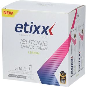 Etixx - Isotonic effervescent tablet 6 tubes - LEMON