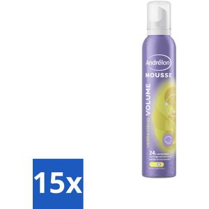 Andrélon - Verrassend Volume - Mousse - 200 ml - Bulkverpakking - 15 stuks