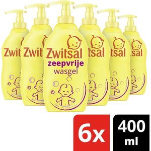 Zwitsal Zeepvrije wasgel pomp - 6 x 400 ml