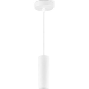 Home Sweet Home - Moderne Hanglamp Saga - hanglamp gemaakt van Metaal - Wit - 10/10/120cm - Pendellamp geschikt voor woonkamer, slaapkamer, keuken- geschikt voor E27 LED lichtbron