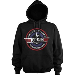 Top Gun Hoodie/trui -M- Fighter Weapons School Zwart