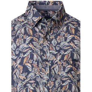 Casa Moda Casual Gebloemd Overhemd Button Down Boord - M