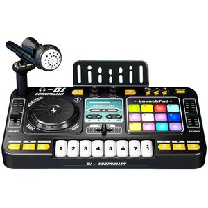Eurekakids DJ-Mixer - DJ-Set Voor Baby Met Scratch, Piano En Effecten   Hout En Kunststof   Veelzijdig En Robuust   Inclusief Batterijen 8435404824297