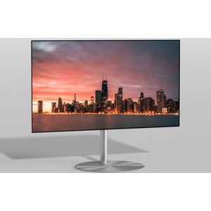 TV vloerstatief SPHERE 60 Design Tv standaard Trendy geborsteld RVS 32-65” - VESA 200x200