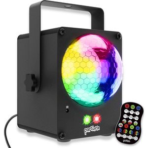 Partizzle Discolamp met Disco Laser Licht - Met Afstandsbediening - Muziekgestuurd - Party Discobal Feestverlichting - Kinderen en Volwassenen - USB