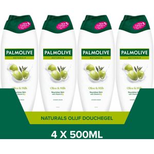 Palmolive Naturals Olijf Douchegel - 4 x 500ml - Douchecrème - Voordeelverpakking