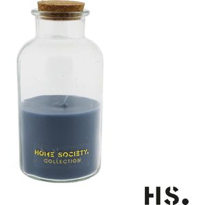 Home Society Pot kaars - Jar Candle  - Lisse - Azuur Blauw - Small- 60 branduren