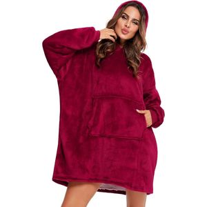 JGS ® Ultra Comfortabele Oversized Hoodie Deken Sweatshirt voor Warmte en Gezelligheid in Huis