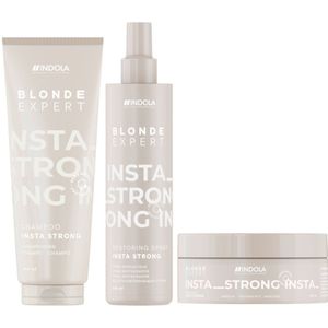 Indola - Blonde Expert Insta Strong - Shampoo - Restoring Spray - Treatment