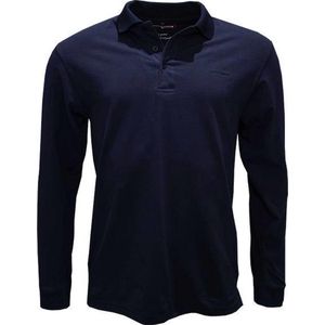 AP get Updated Polo lange mouw donkerblauw maat S