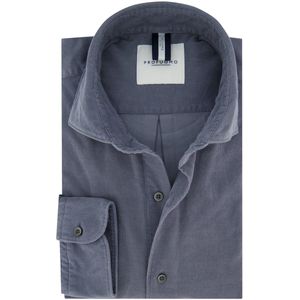 Profuomo - Dress Shirt - Blauw - Korte Mouw