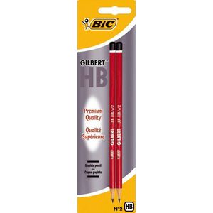 Bic potlood Gilbert blister van 2 stuks