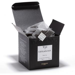 Dammann Frères - Ceylon O.P. 50 cristal zakjes - Zwarte thee voor het ontbijt - Composteerbare theebuiltjes