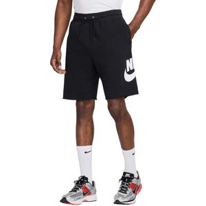 Nike - Club Alumni - Korte Broeken - Zwart - Katoen French Terry