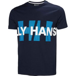 Helly Hansen - Core Graphic T 2.0 - T-shirt - Blauw - Korte Mouwen