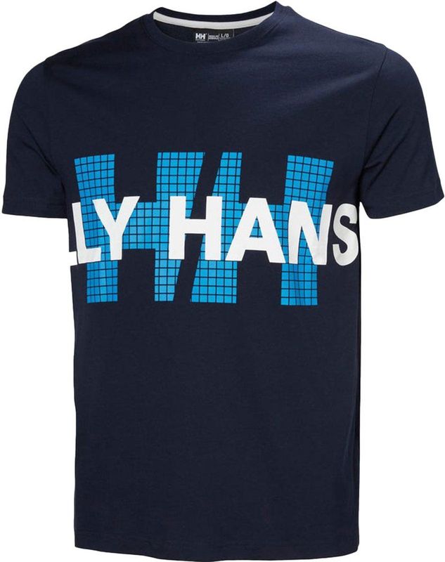 Helly Hansen - Core Graphic T 2.0 - T-shirt - Blauw - Korte Mouwen
