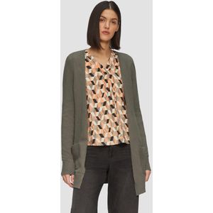 s.Oliver - Strickjacke - Lange Vest - Katoenmix