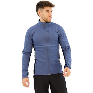 Icebreaker Descender Sweatshirt Met Rits Blauw XL Man