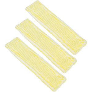 Karcher - Vervangende Onderdelen - Geel - 3-delige Set van Ultra-fijne Vezel Doeken voor Ruitenreiniger