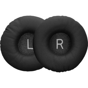 Koptelefoon Oorkussens - Zwart - Imitatieleer - Set van 2