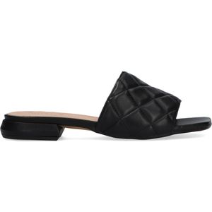 Notre-V - 1318 - Slippers - Zwart - Leer