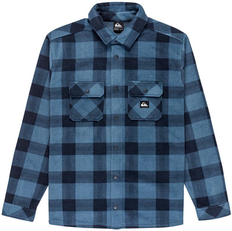 Quicksilver Bering Strait Check Overhemd - Herenblouse lange mouw - Chinablunorthseaplad