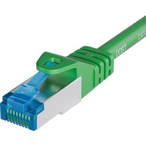 Qost - CAT6A 10G internetkabel - LSZH / UTP - 10 Gbps / 500 MHz - RJ45 Connectoren - Patchkabel / Netwerkkabel - 15 Meter - Groen