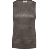 Freequent - Fqmatter Top 206042 - Dames Top - Morel - Mouwloos