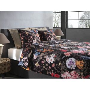 Dekbedovertrek Heckett Lane Jane Flanel - Black