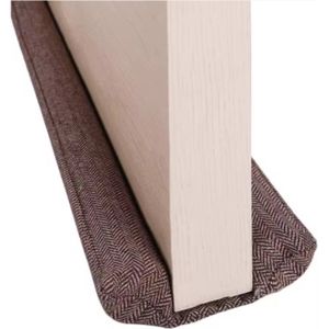 Spieringstore Tochtstrip - Lichtbruin - Tochtstrips voor deuren - Tochtstopper - Tochtrol deur - Dubbelzijdig - Aanpasbaar - Tochthond - Tochtkussen - Tochtband - Duurzaam - Isolatie - Housewarming Cadeau