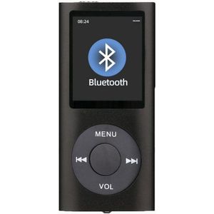 MP3-speler - Zwart - Digitaal 1,8-inch LCD-scherm - Draagbaar - Luidsprekers met verliesvrije geluidskwaliteit