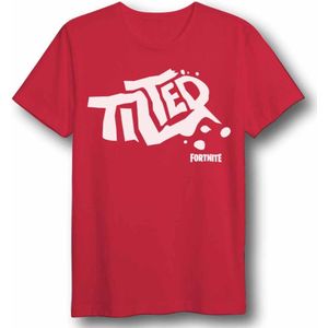 Fortnite T-shirt met korte mouw - rood - Maat M