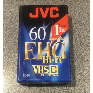 JVC VHS-C EHG EC-60 HI-FI compact VHS