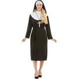 FUNIDELIA Non kostuum voor vrouwen Religieus - Maat: S - Zwart