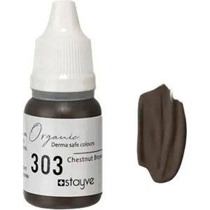Stayve Organic 303 Kastanjebruin / PMU & Microblading Kastanjebruin 10 ml