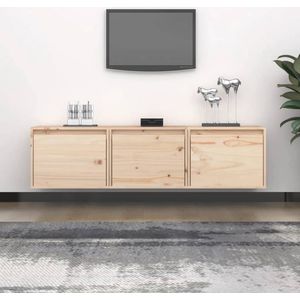 The Living Store TV-meubel - Grenenhout - 45x30x35 cm - Klassiek design