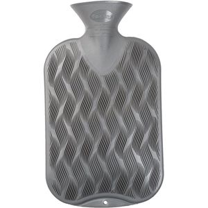 Warmwaterkruik 2 liter - Antraciet met brede vultrechter