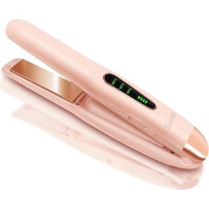 Draadloze 2-in-1 Stijltang voor Reizen met USB-oplaadfunctie