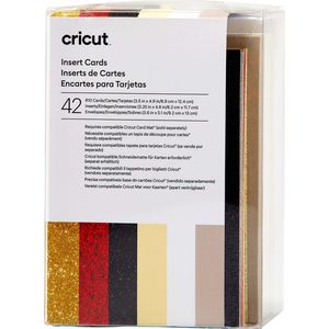 Cricut R10 Insteekkaarten 8,9x12,1cm – Glitz & Glam (42 stuks)