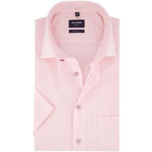 Overhemd - Rosé - 100% Katoen - Korte Mouwen - Kentkraag