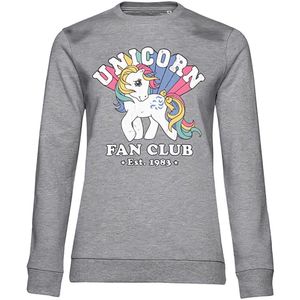 My Little Pony Damen Unicorn Fan Club Girly Sweatshirt HeatherGrey-S