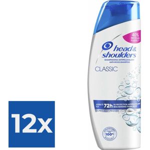 Head & Shoulders Classic Shampoo 285 ml - Voordeelverpakking 12 stuks