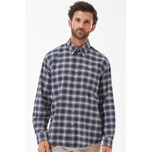 Barbour casual overhemd blauw